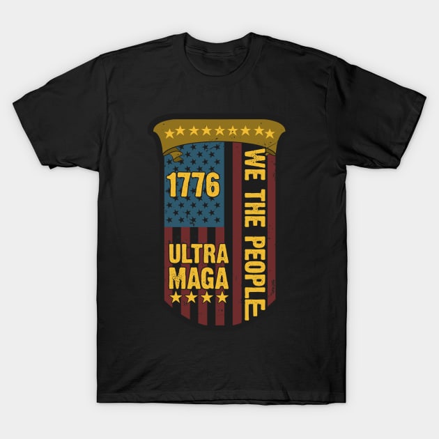 1776 We the people ultra maga America Republicans party T-Shirt by ahadnur9926